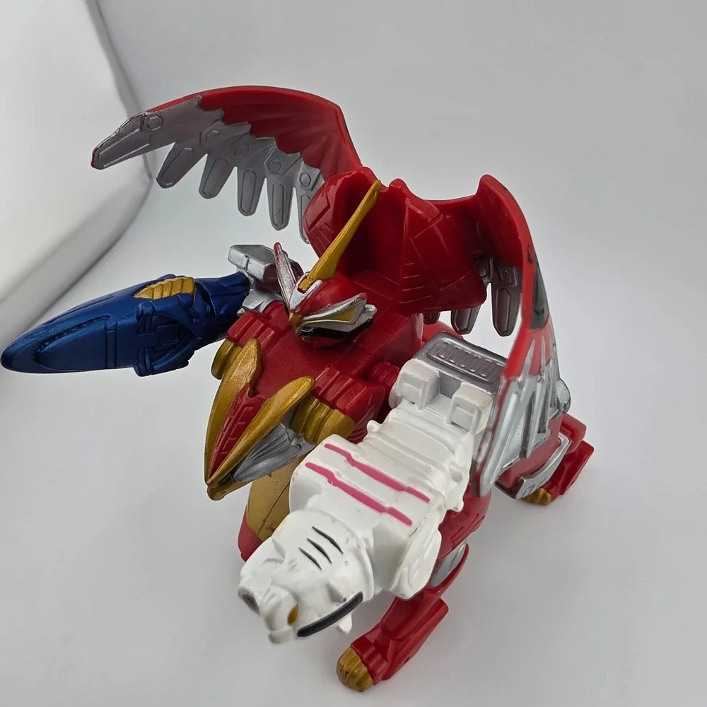 Power Rangers Wild Force Red Lion‎ Zord Action Figure Bandai 2001 Vintage